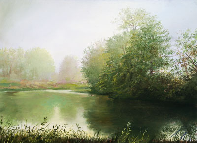 Pond Field Sketch