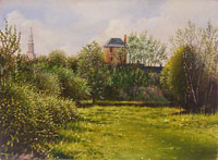 La Chatre Oil Sketch